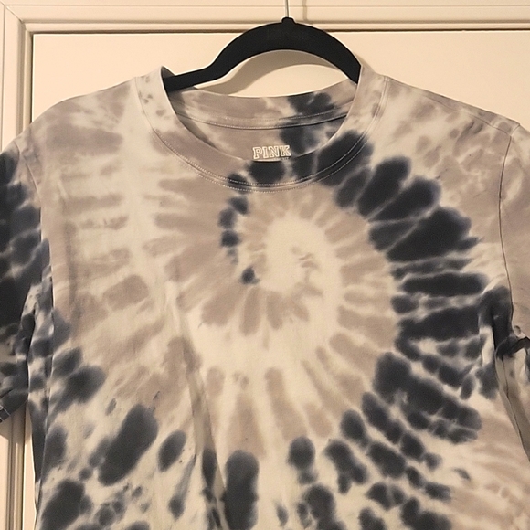 PINK Tie Dye Crop Top - Picture 2 of 4